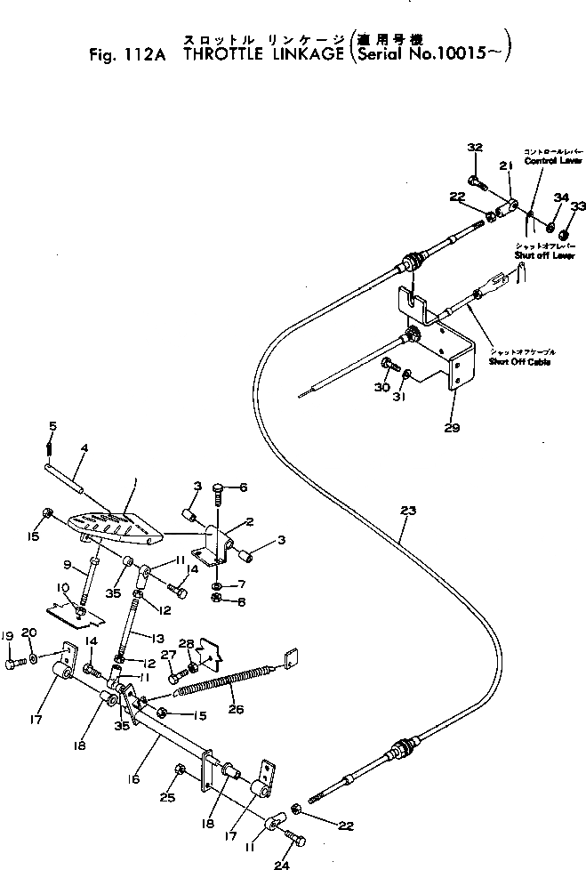 Схема запчастей Komatsu JH80C-1 - THROTTLE МЕХАНИЗМ(№-) КОМПОНЕНТЫ ДВИГАТЕЛЯ И ЭЛЕКТРИКА