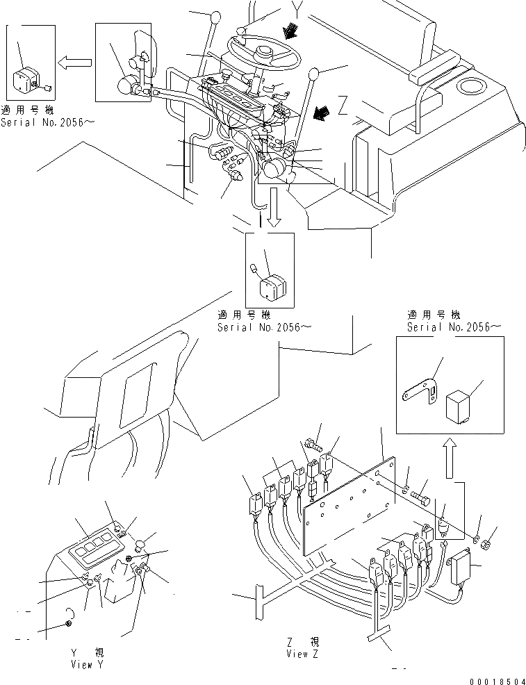 Схема запчастей Komatsu JV25CW-3 - ЭЛЕКТРИКА (/) (ПРИБОРНАЯ ПАНЕЛЬ ЛИНИЯ) КОМПОНЕНТЫ ДВИГАТЕЛЯ И ЭЛЕКТРИКА