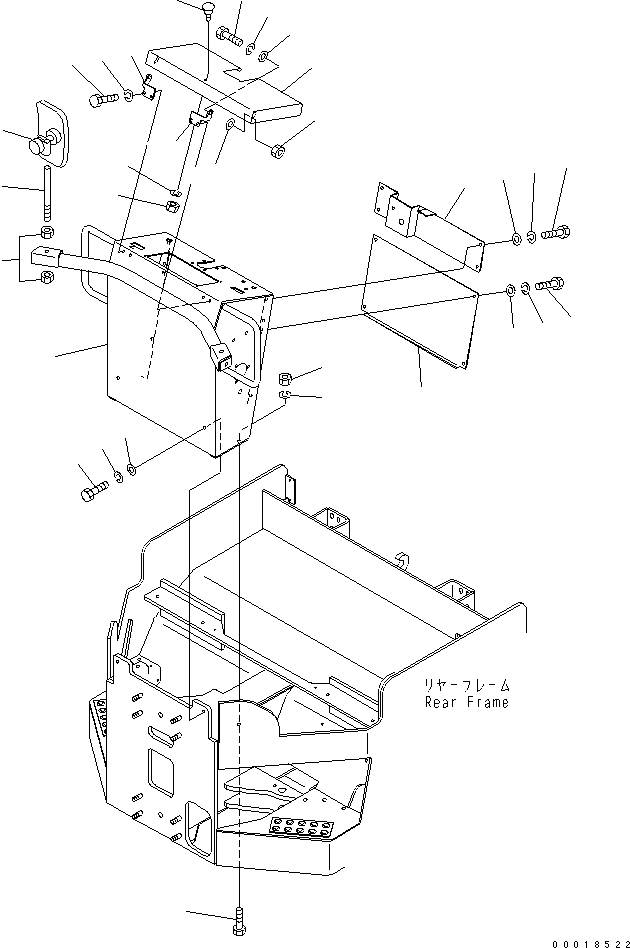 Схема запчастей Komatsu JV25DW-3 - ПРИБОРНАЯ ПАНЕЛЬ И COVER ЧАСТИ КОРПУСА