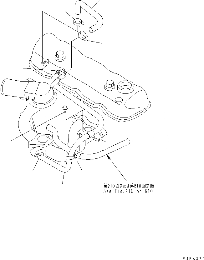 Схема запчастей Komatsu K15-1AD-WM - CRANK КОРПУС ВЕНТИЛЯТОРILATION ДВИГАТЕЛЬ