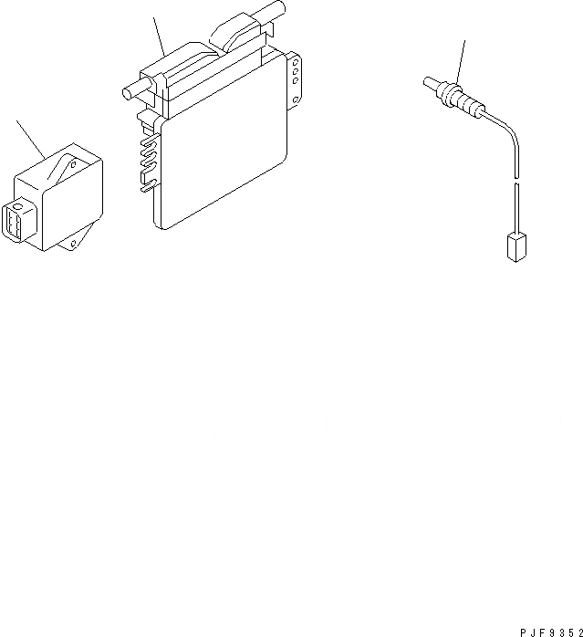 Схема запчастей Komatsu K21-1X3-TO - УПРАВЛ-Е ДВИГАТЕЛЕМ MODULE (ECU СПЕЦ-Я.) ДВИГАТЕЛЬ