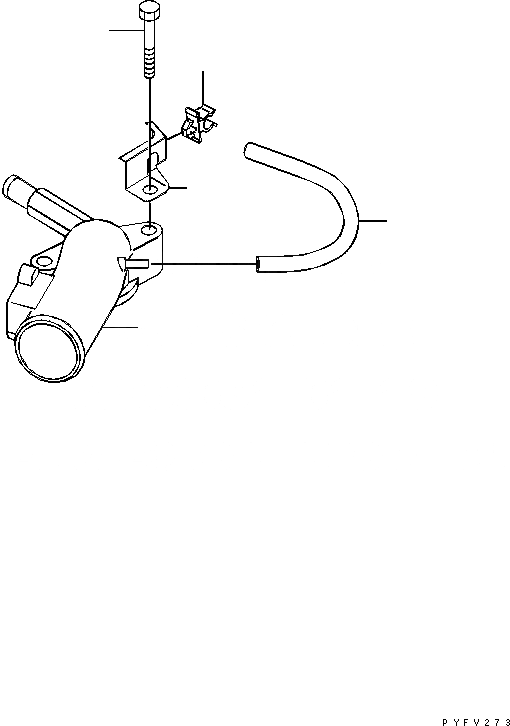 Схема запчастей Komatsu K21-184-A - VACUUM ТРУБЫ ДВИГАТЕЛЬ