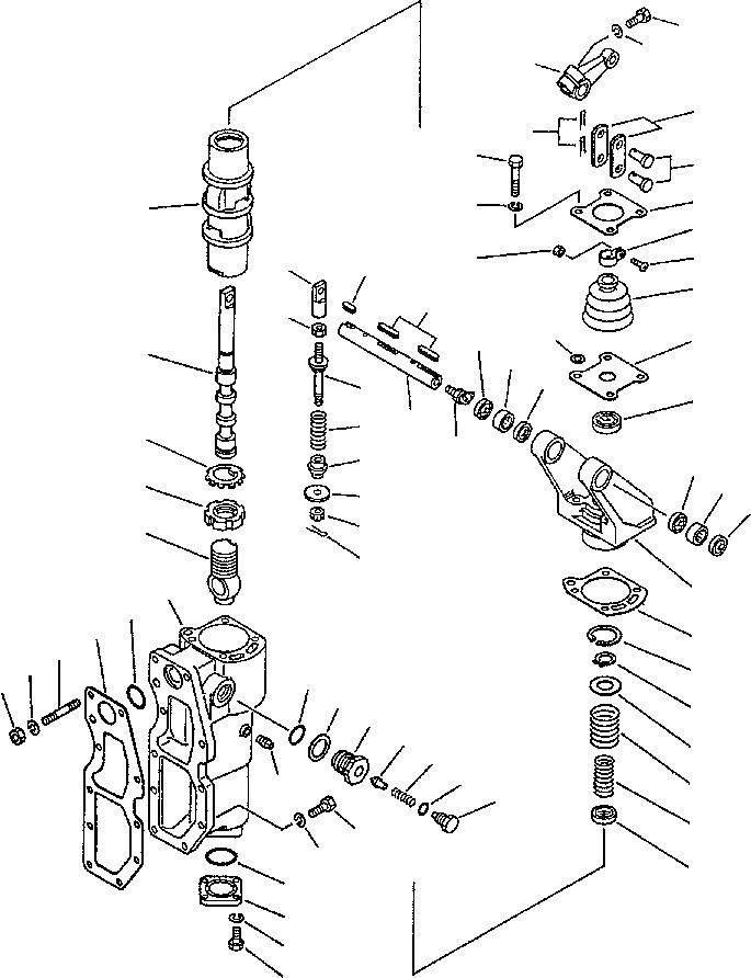 Схема запчастей Komatsu D70-LE - ОСНОВН. МУФТА УСИЛИТЕЛЬ ОСНОВН. МУФТА ТРАНСМИССИЯ¤ РУЛЕВ. УПРАВЛЕНИЕ И КОНЕЧНАЯ ПЕРЕДАЧА