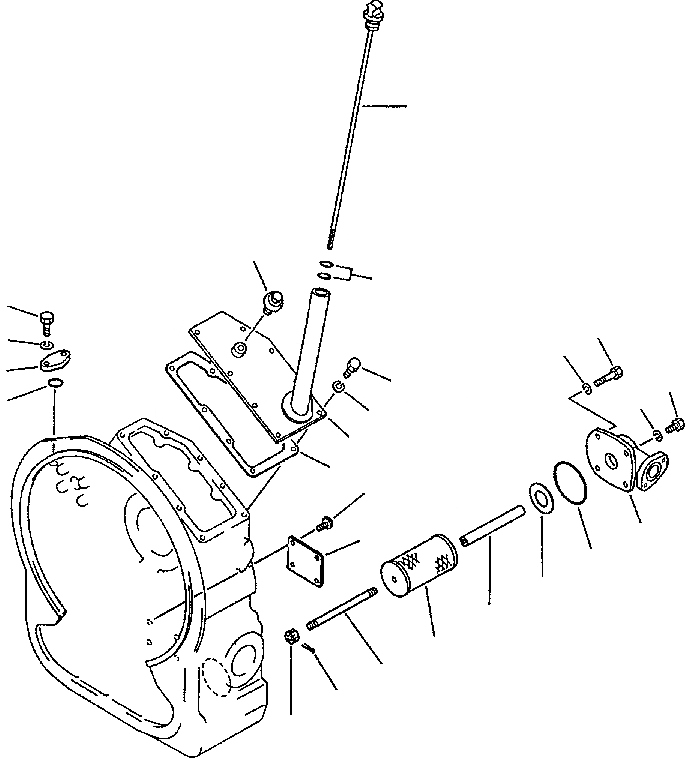 Схема запчастей Komatsu D70-LE - ОСНОВН. МУФТА КОЖУХ (/) ОСНОВН. МУФТА ТРАНСМИССИЯ¤ РУЛЕВ. УПРАВЛЕНИЕ И КОНЕЧНАЯ ПЕРЕДАЧА