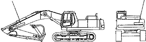 Схема запчастей Komatsu PC300-6 - ЛОГОТИП (МАЛ.) МАРКИРОВКА