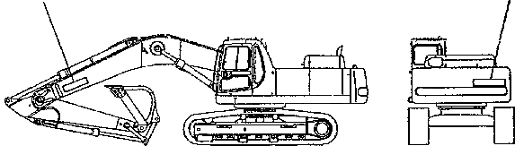 Схема запчастей Komatsu PC300-6 - ЛОГОТИП (БОЛЬШ.) МАРКИРОВКА