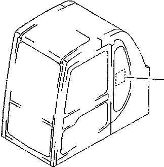 Схема запчастей Komatsu PC300-6 - ПЛАСТИНА МАРКИРОВКА