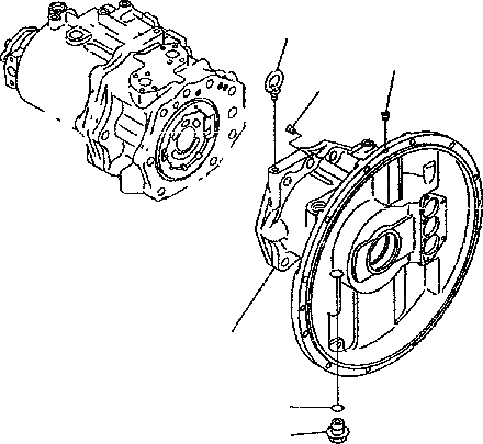 Схема запчастей Komatsu PC300-6 - ОСНОВН. НАСОС (/) РЕМ. КОМПЛЕКТЫ