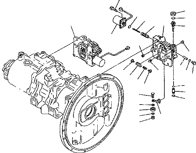 Схема запчастей Komatsu PC300-6 - ОСНОВН. НАСОС (8/) РЕМ. КОМПЛЕКТЫ