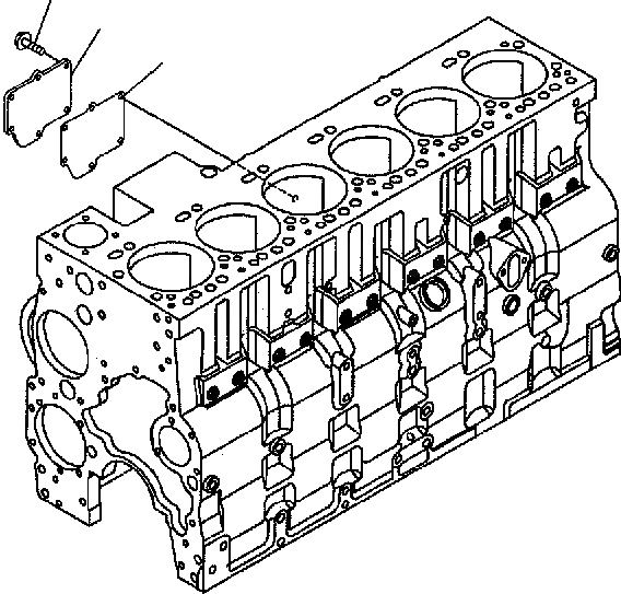 Схема запчастей Komatsu PC300-7 - САПУН КРЫШКА(БЛОК ЦИЛИНДРОВ) AA ДВИГАТЕЛЬ [SAADE-A заводской номер 8-UP]