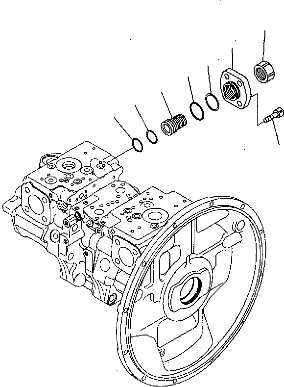 Схема запчастей Komatsu PC300-7 - ОСНОВН. НАСОС (9/) Y РЕМ. КОМПЛЕКТЫ И COMPONENT