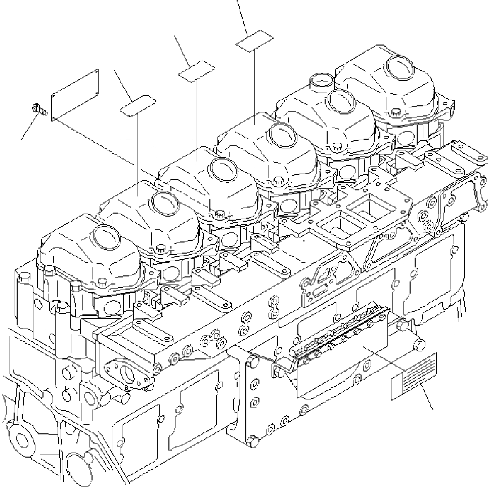 Схема запчастей Komatsu PC400-7 - ТАБЛИЧКИ AA ДВИГАТЕЛЬ [SAADE- заводской номер -UP]