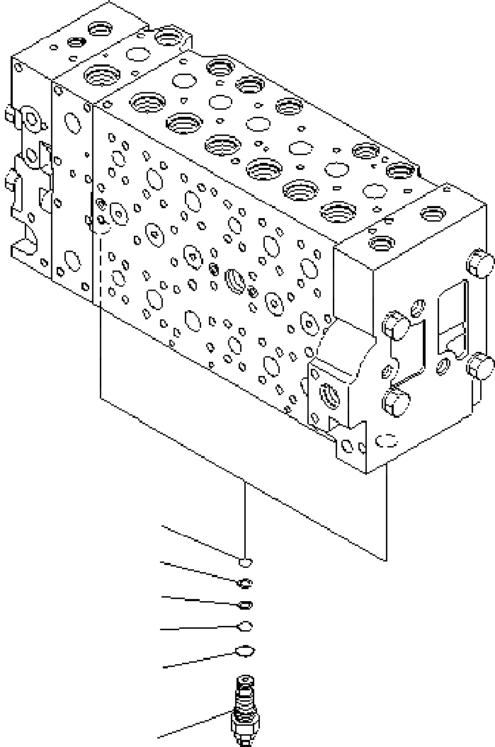 Схема запчастей Komatsu PC400-7 - ОСНОВН. КЛАПАН ( АКТУАТОР) (8/) Y РЕМ. КОМПЛЕКТЫ И COMPONENT