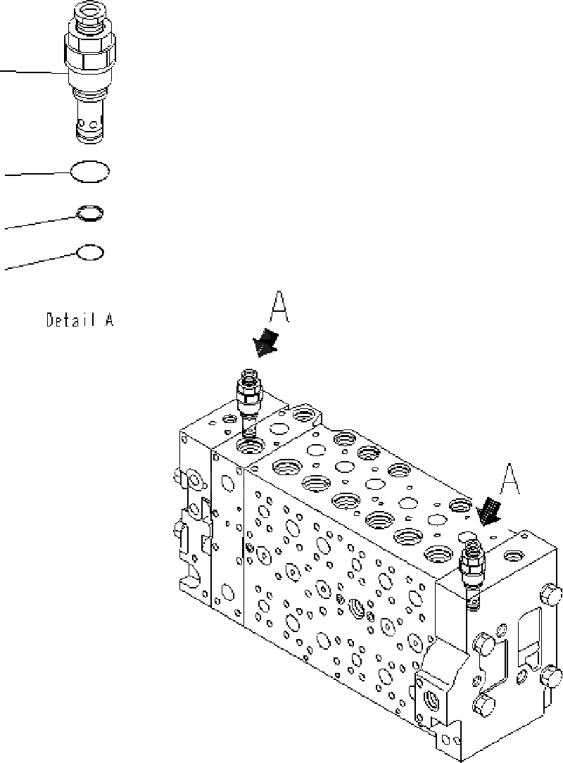 Схема запчастей Komatsu PC400-7 - ОСНОВН. КЛАПАН ( АКТУАТОР) (9/) Y РЕМ. КОМПЛЕКТЫ И COMPONENT