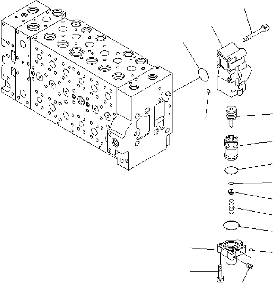 Схема запчастей Komatsu PC400-7 - ОСНОВН. КЛАПАН ( АКТУАТОР) (/) Y РЕМ. КОМПЛЕКТЫ И COMPONENT