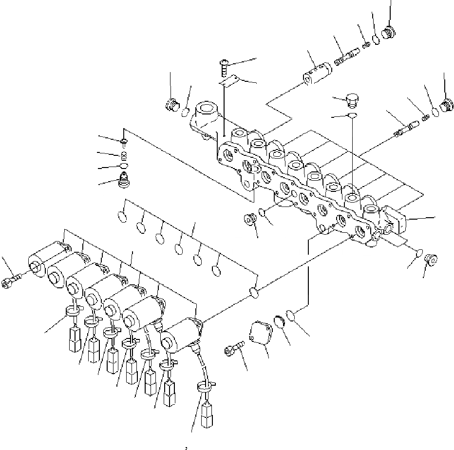 Схема запчастей Komatsu PC400-7 - SELENOID КЛАПАН (ВНУТР. ЧАСТИ) Y РЕМ. КОМПЛЕКТЫ И COMPONENT