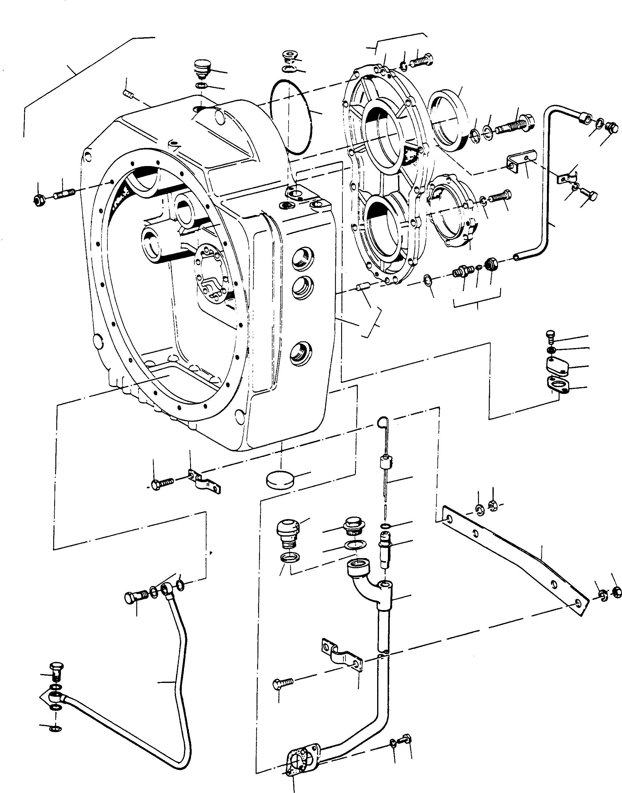 Схема запчастей Komatsu L700D Turbo - CONVERTER ТРАНСМИССИЯ ТРАНСМИССИЯ И ЗАДН. МОСТ