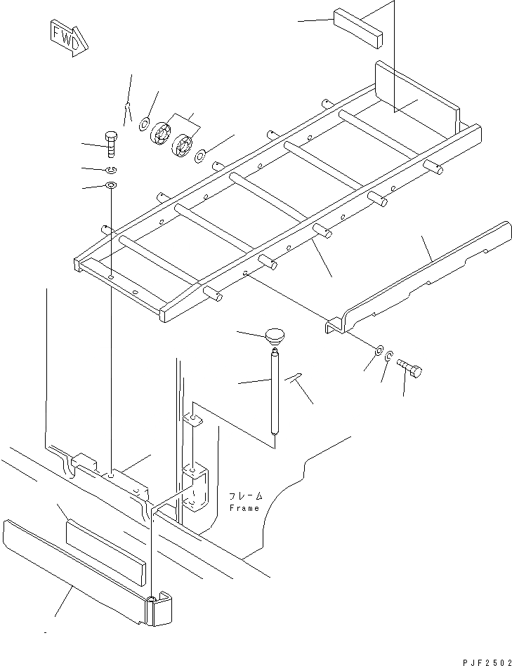 Схема запчастей Komatsu MRTL07-10 - АККУМУЛЯТОР BED(№-7) ЭЛЕКТРИКА