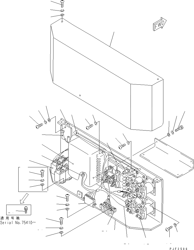 Схема запчастей Komatsu MRTL10-10 - CONTRLOLLER И CONTACTOR ЭЛЕКТРИКА