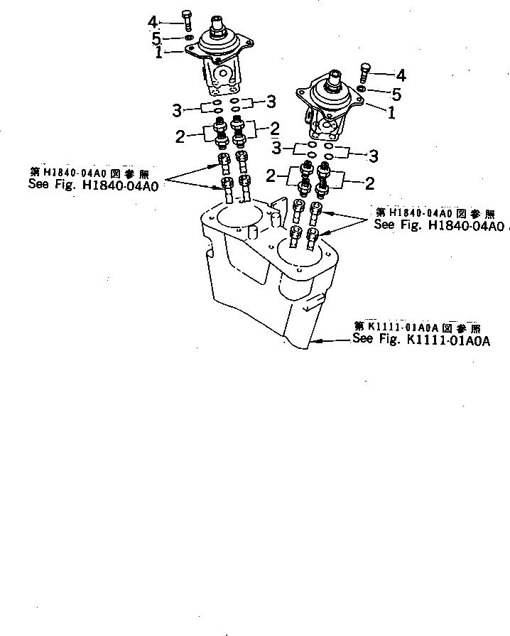 Схема запчастей Komatsu PC05-7 - P.P.C. ЛИНИЯ (/)(№7-) ГИДРАВЛИКА