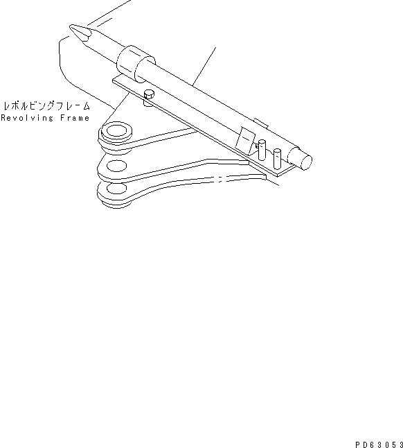 Схема запчастей Komatsu PC05-7 - ГИДРОМОЛОТ(№7-) ЧАСТИ BOOK