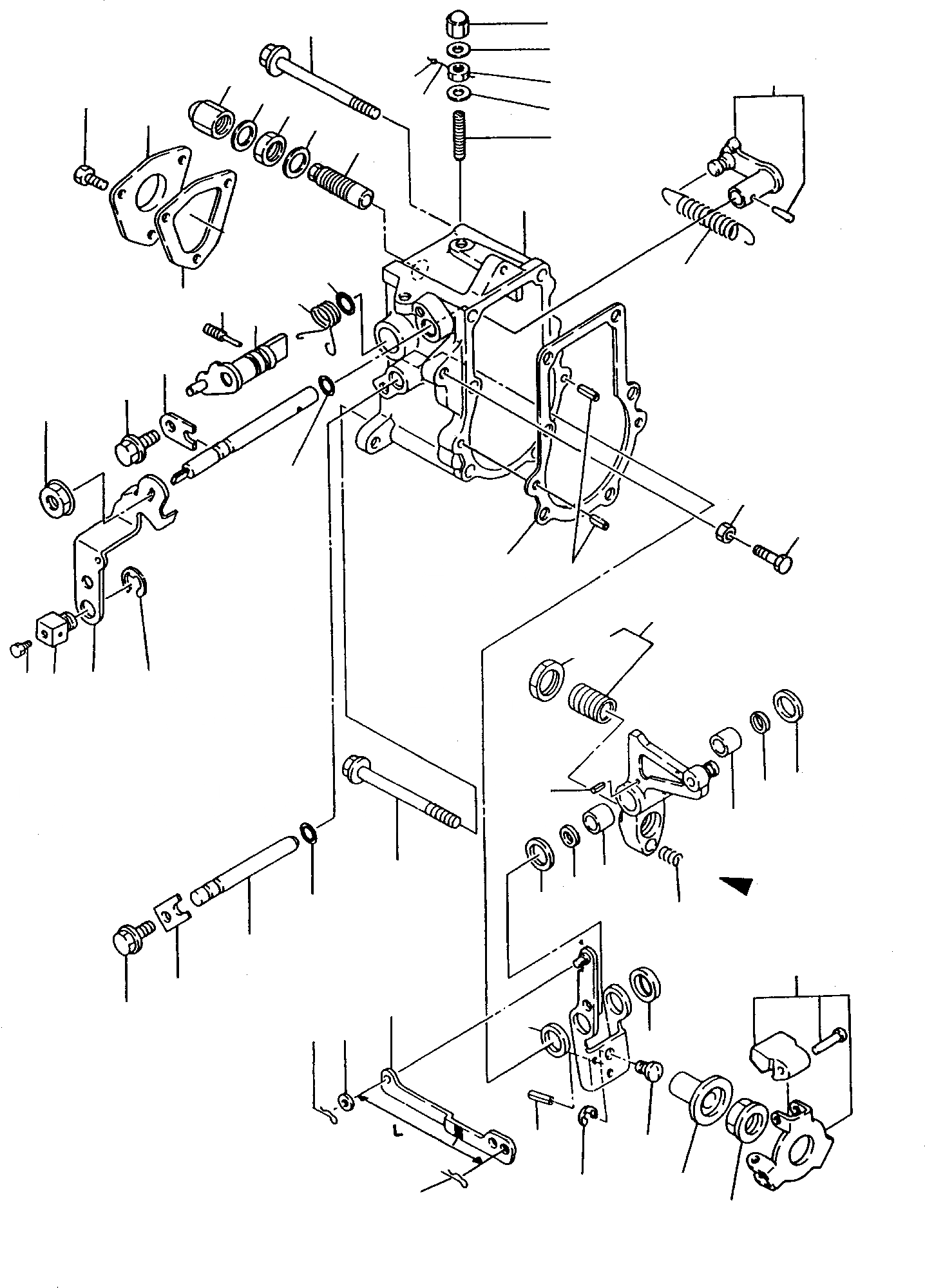 Схема запчастей Komatsu PC05-7 - РЕГУЛЯТОР ДВИГАТЕЛЬ