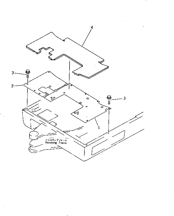 Схема запчастей Komatsu PC07-2 - ОСНОВН. КОНСТРУКЦИЯ(№-) КАБИНА ОПЕРАТОРА И СИСТЕМА УПРАВЛЕНИЯ