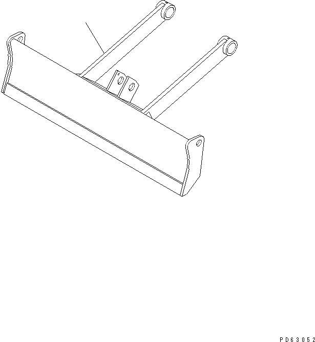 Схема запчастей Komatsu PC07-2 - ОТВАЛ(№-) ЧАСТИ BOOK