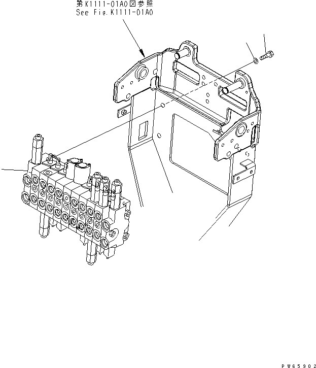 Схема запчастей Komatsu PC09-1-B - ОСНОВН. РЫЧАГ УПРАВЛ-Я (ОСНОВН. КЛАПАН) (ФИКС. GAUGE СПЕЦ-Я.) КАБИНА ОПЕРАТОРА И СИСТЕМА УПРАВЛЕНИЯ