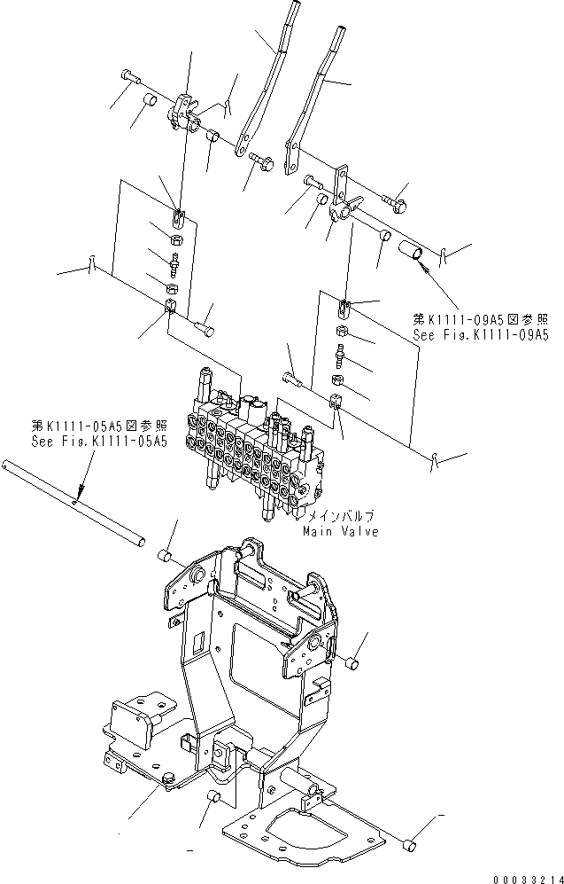 Схема запчастей Komatsu PC09-1 - ОСНОВН. РЫЧАГ УПРАВЛ-Я (КОРПУС И ХОД)(№-) КАБИНА ОПЕРАТОРА И СИСТЕМА УПРАВЛЕНИЯ