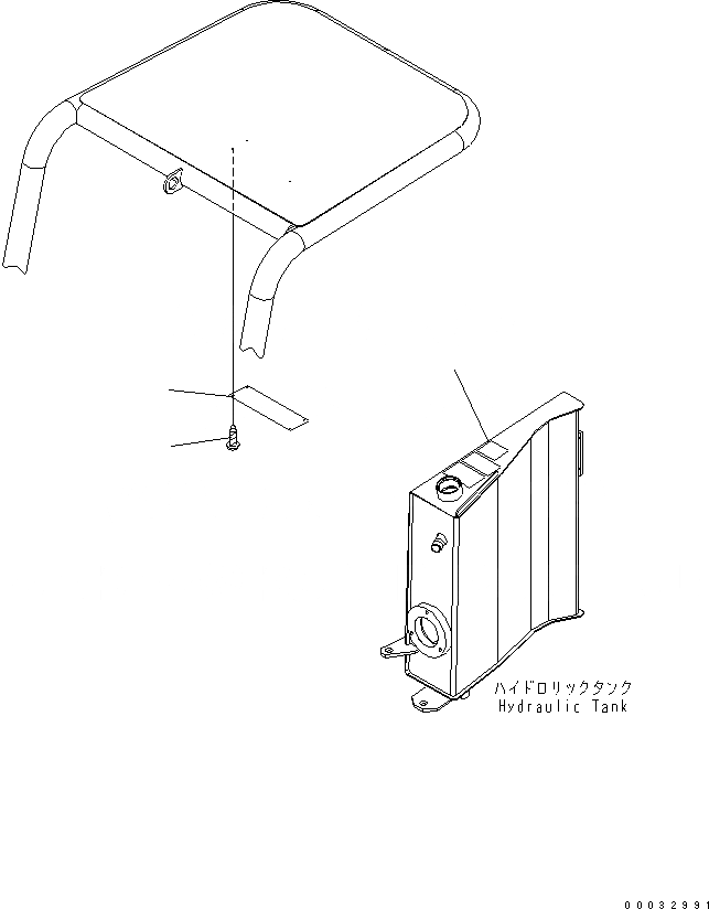 Схема запчастей Komatsu PC09-1 - НАВЕС (TOPS) (MARKS ПЛАСТИНЫ) (ДЛЯ HOME DEPOT)(№8-) КАБИНА ОПЕРАТОРА И СИСТЕМА УПРАВЛЕНИЯ