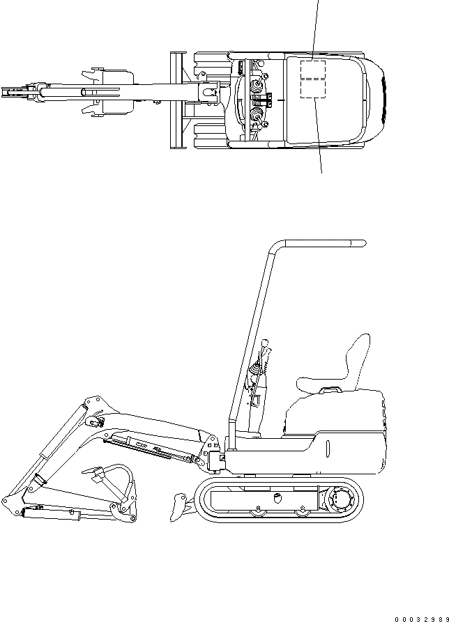 Схема запчастей Komatsu PC09-1 - ПЛАСТИНА (ГРУЗОПОДЪЕМНОСТЬ) (АНГЛ. И ИСПАНИЯ) (ДЛЯ HOME DEPOT)(№-) МАРКИРОВКА