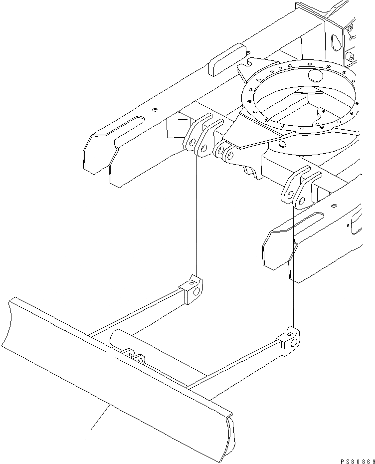 Схема запчастей Komatsu PC09FR-1 - ОТВАЛ ЧАСТИ BOOK