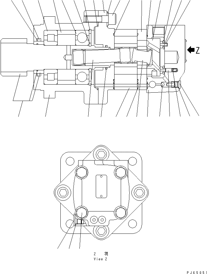 Схема запчастей Komatsu PC10-7 - МОТОР ПОВОРОТА(№-777) ПОВОРОТН. КРУГ И КОМПОНЕНТЫ