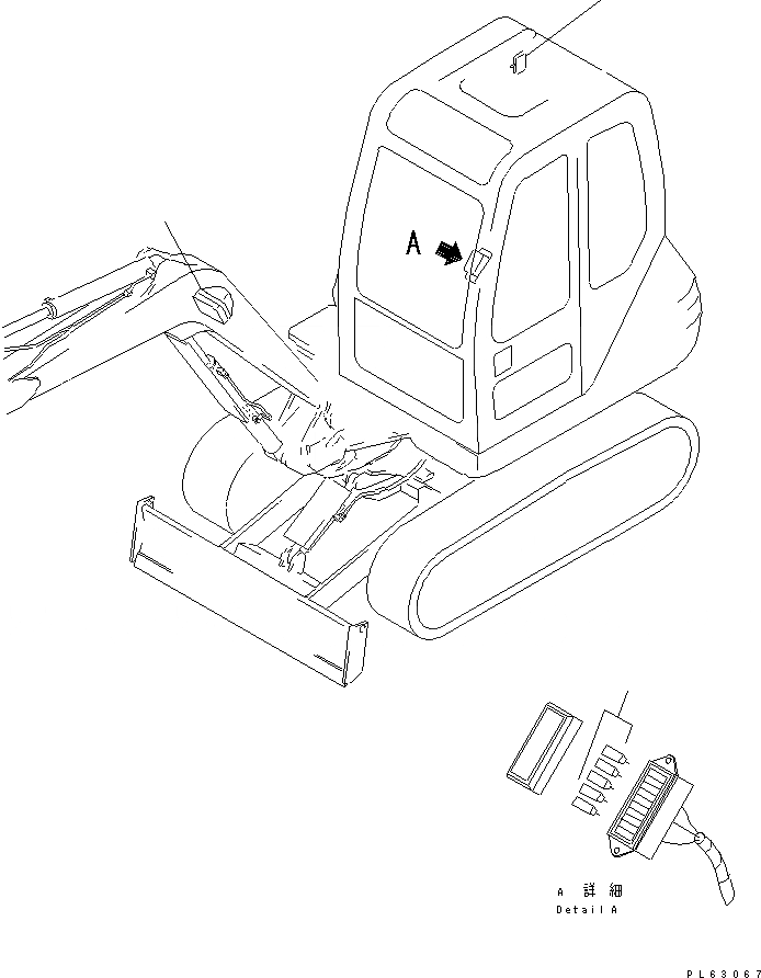 Схема запчастей Komatsu PC10-7 - ОСВЕЩЕНИЕ И ПРЕДОХРАНИТЕЛЬ(№7777-) ЧАСТИ BOOK