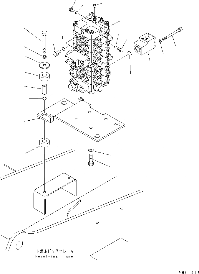 Схема запчастей Komatsu PC100-6Z - ОСНОВН. КЛАПАН (КЛАПАН¤ КОРПУС¤ КРЕПЛЕНИЕ И ЗАГЛУШКА) (CUSTOM)(№8-8) ГИДРАВЛИКА