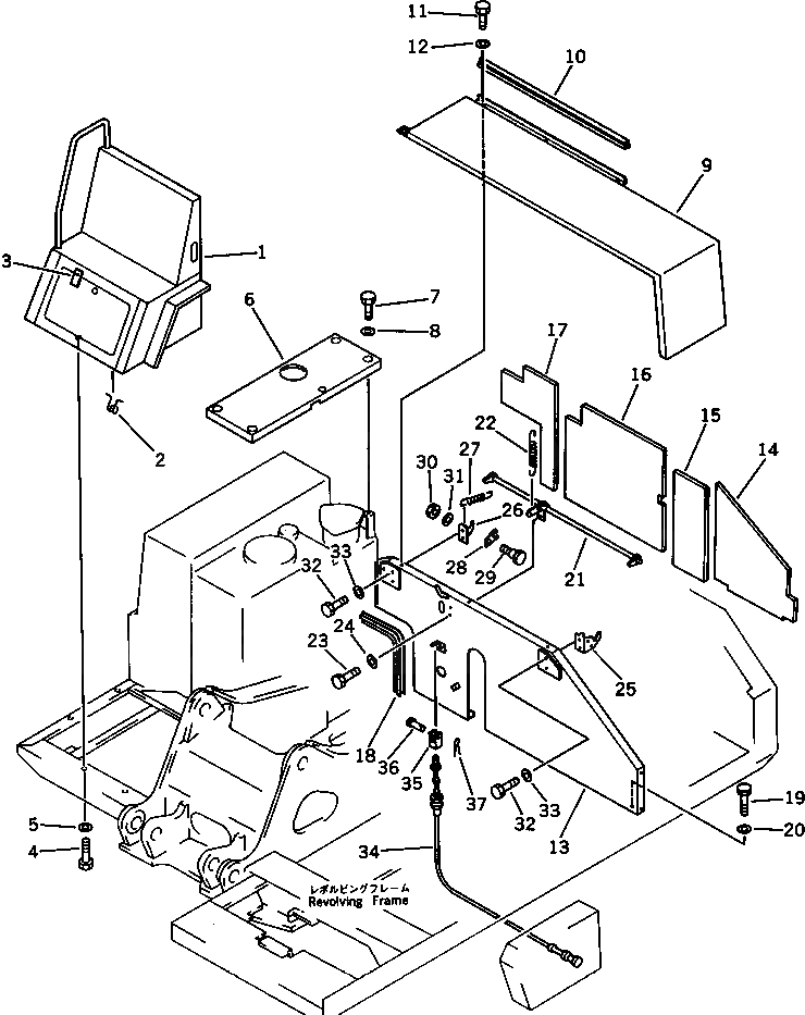 Схема запчастей Komatsu PC100-3 - MACHINERY ОБСТАНОВКА (/)(№8-99) СПЕЦ. APPLICATION ЧАСТИ¤ МАРКИРОВКА¤ ИНСТРУМЕНТ И РЕМКОМПЛЕКТЫ