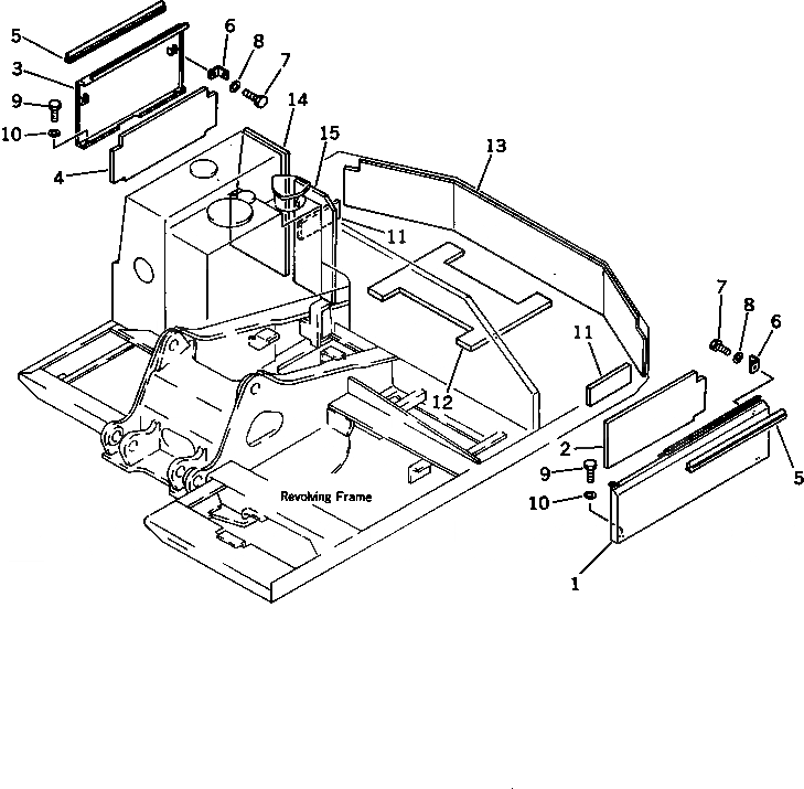 Схема запчастей Komatsu PC100-3 - MACHINERY ОБСТАНОВКА (/)(№8-99) СПЕЦ. APPLICATION ЧАСТИ¤ МАРКИРОВКА¤ ИНСТРУМЕНТ И РЕМКОМПЛЕКТЫ