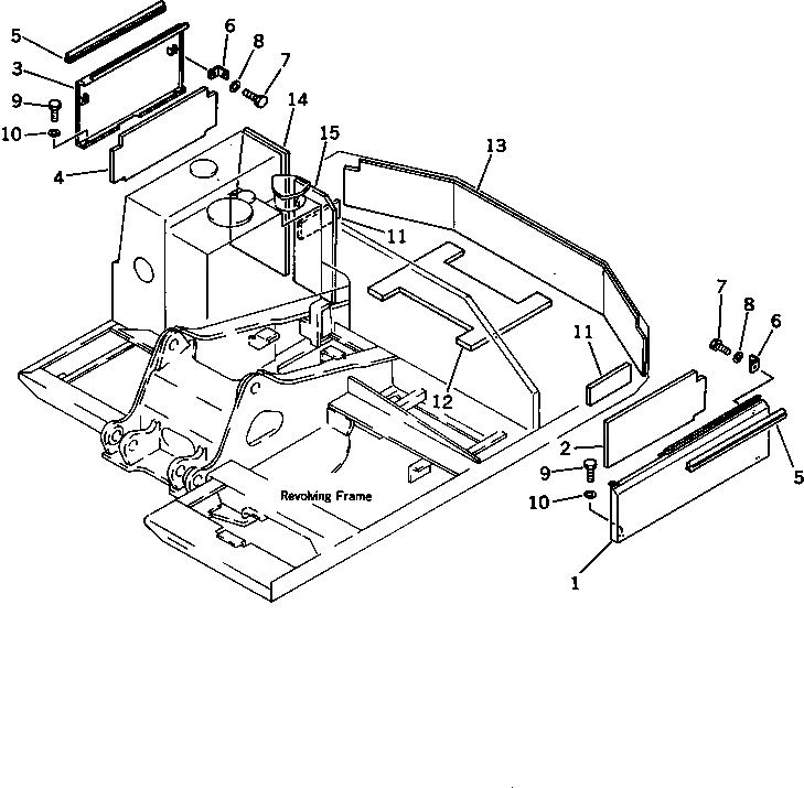 Схема запчастей Komatsu PC100-3 - MACHINERY ОБСТАНОВКА (/)(№8-99) СПЕЦ. APPLICATION ЧАСТИ¤ МАРКИРОВКА¤ ИНСТРУМЕНТ И РЕМКОМПЛЕКТЫ