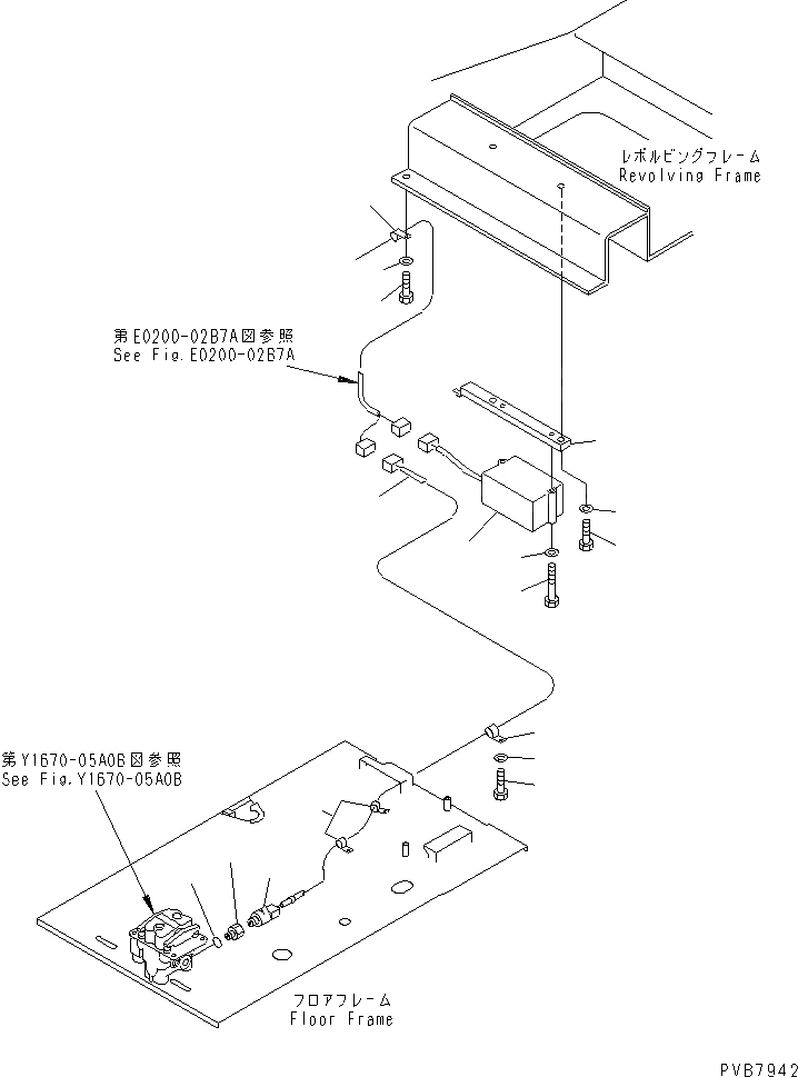 Схема запчастей Komatsu PC100-6 - СИГНАЛ ХОДА (КОМПЛЕКТ)(№-) ЭЛЕКТРИКА