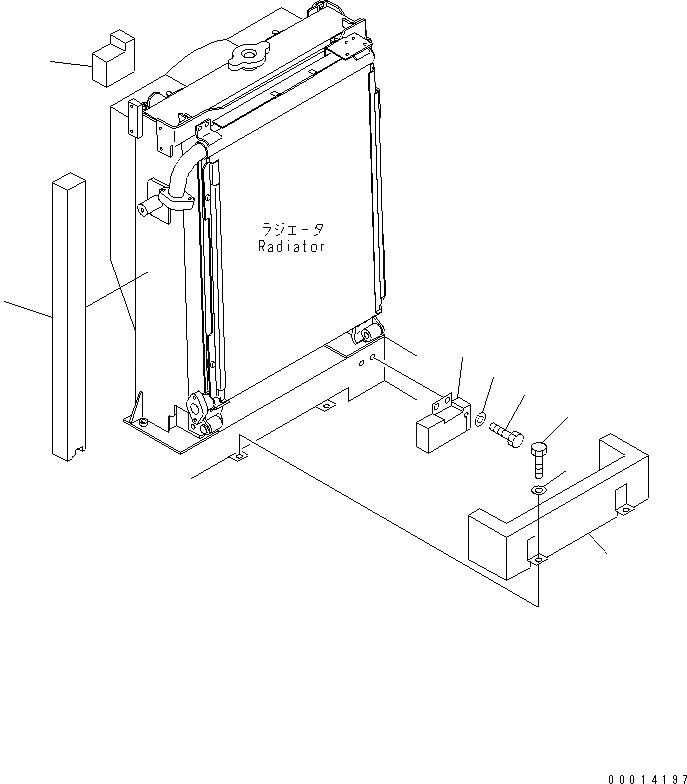 Схема запчастей Komatsu PC100-6 - ОХЛАЖД-Е (УПЛОТНЕНИЕ) (DUST ЗАЩИТА СПЕЦ-Я.)(№89-) СИСТЕМА ОХЛАЖДЕНИЯ