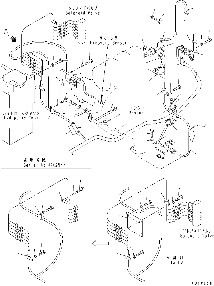 Схема запчастей Komatsu PC100-6 - ЭЛЕКТРОПРОВОДКА (COVER)(№-) ЭЛЕКТРИКА