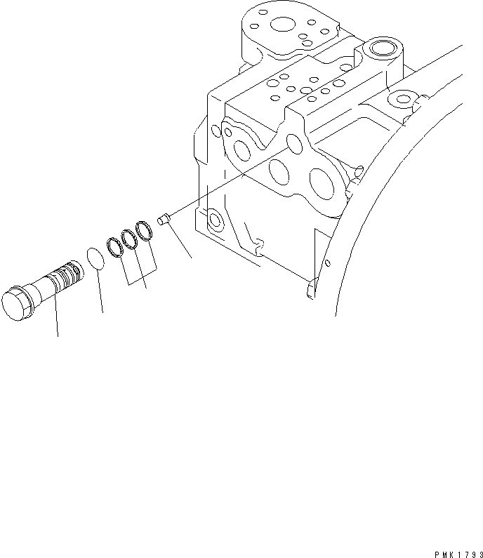 Схема запчастей Komatsu PC100-6 - ОСНОВН. НАСОС (7/)(№-) ОСНОВН. КОМПОНЕНТЫ И РЕМКОМПЛЕКТЫ