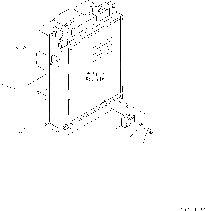 Схема запчастей Komatsu PC100-6S - ОХЛАЖД-Е (УПЛОТНЕНИЕ)(№-9) СИСТЕМА ОХЛАЖДЕНИЯ