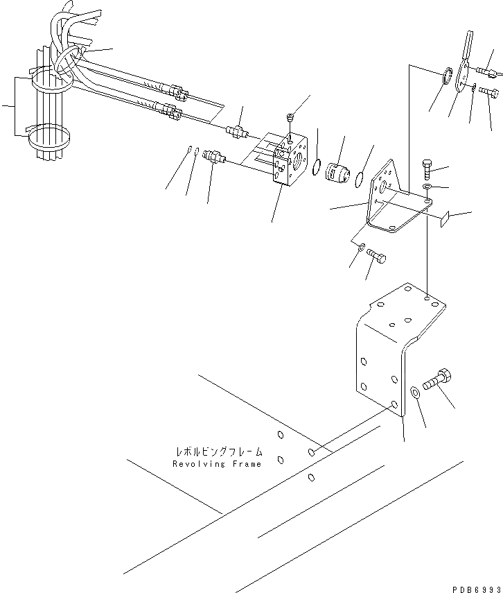 Схема запчастей Komatsu PC100-6Z - MALTIPLE PATTERN (SELECT КЛАПАН) (WAY)(№-) ГИДРАВЛИКА