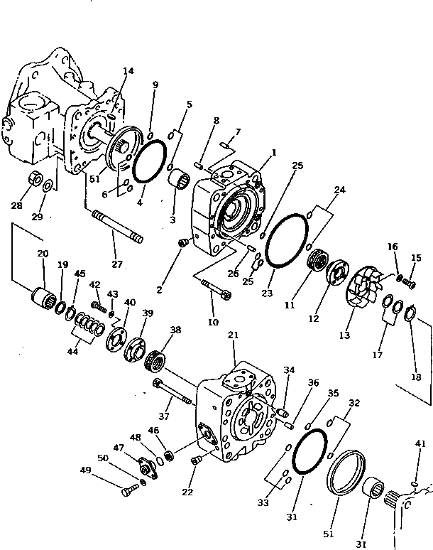 Схема запчастей Komatsu PC1000-1 - ГИДР. НАСОС. NO. (НАСОС /) (/) (С -STAGE SELECTOR MODE OLSS) (КРОМЕ ЯПОН.) УПРАВЛ-Е РАБОЧИМ ОБОРУДОВАНИЕМ