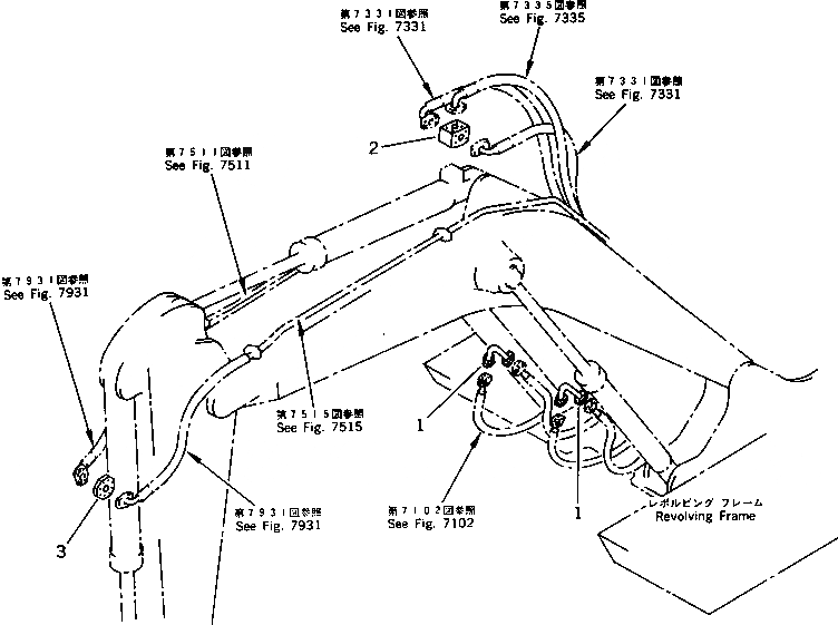 Схема запчастей Komatsu PC1000-1 - FLUSHING ЧАСТИ (ДЛЯ КОРОТК. СТРЕЛА) МАРКИРОВКА¤ ИНСТРУМЕНТ И РЕМКОМПЛЕКТЫ