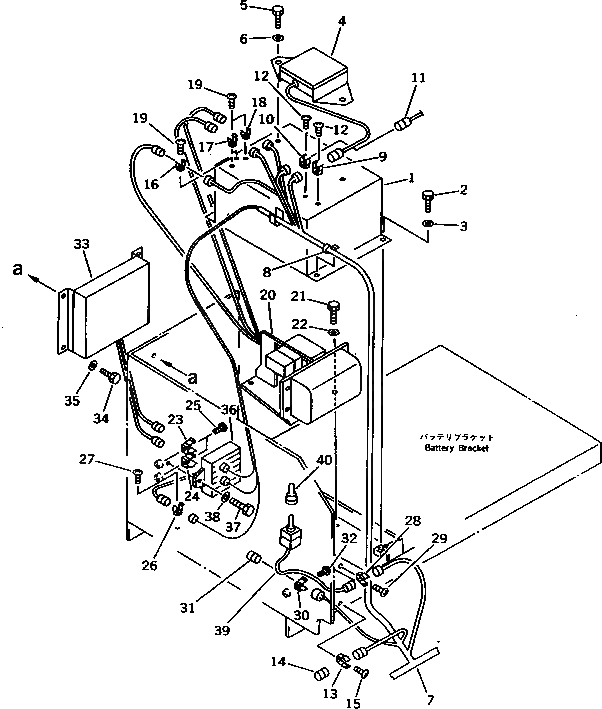 Схема запчастей Komatsu PC1000-1 - ЭЛЕКТРИКА (ЭЛЕКТРОПРОВОДКА) (/) (С -STAGE SELECTOR MODE   OLSS) КОМПОНЕНТЫ ДВИГАТЕЛЯ И ЭЛЕКТРИКА