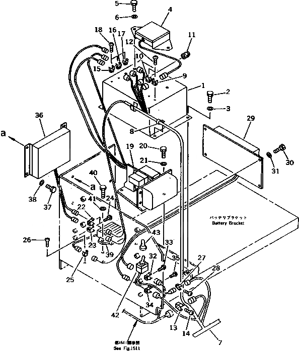 Схема запчастей Komatsu PC1000-1 - ЭЛЕКТРИКА (ЭЛЕКТРОПРОВОДКА) (/) (ДЛЯ ПОГРУЗ.) (С -POSITION  АВТОМАТИЧ. COMPENSATION) (ДЛЯ ЯПОН.) КОМПОНЕНТЫ ДВИГАТЕЛЯ И ЭЛЕКТРИКА