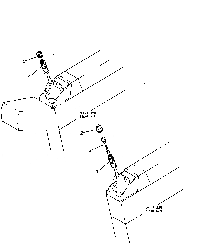 Схема запчастей Komatsu PC1000-1 - KNOB (ДЛЯ ЭКСКАВАТ.) (SALTY МЕСТН. СПЕЦ-Я.) (ДЛЯ ЯПОН.)(№-) СИСТЕМА УПРАВЛЕНИЯ И ОСНОВНАЯ РАМА